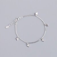 Triangle Chain Bracelet | Vòng tay lắc tay bạc chuỗi tam giác Calla Jewelry l B031