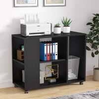 Tribesigns File Cabinet with Movable Casters, Modern Mobile Filling Cabinet Printer Stand with Storage Cubes for Home Office