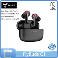 Tribit FlyBuds C1 Tai nghe Bluetooth thể thao không dây Qualcomm Bluetooth 5.2 Tuổi thọ cao thấp Giảm tiếng ồn