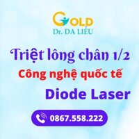 Triệt lông 1/2 chân (BH trọn đời)