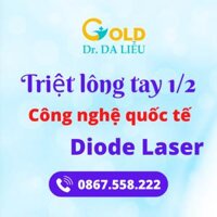 Triệt lông 1/2 tay (BH trọn đời)