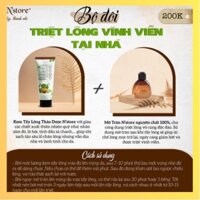 Triệt lông, combo triệt lông mỡ trăn và kem tẩy lông [ chính hãng] N’store