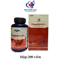 Trimedivit Bổ sung vitamin nhóm B (vitamin B1, B6, B12) - Lọ 200 Viên