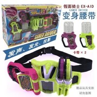 Trình điều khiển đai chuyển đổi DX Kamen Rider EX-AID có sẵn với 2 băng Cassette ánh sáng âm thanh