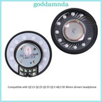 Trình điều khiển loa tai nghe GODD 40mm 32ohm cho Bose QC25 QC15 QC35 QC2 QC3 AE2 OE2 Phụ tùng thay thế phòng thu 2 chiếc