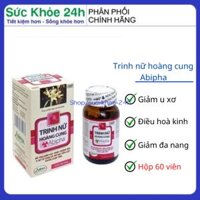 Trinh nữ hoàng cung Abipha giảm u xơ u nang u xơ tuyến tiền liệt – Hộp 60 viên.