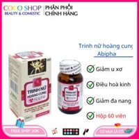 Trinh nữ hoàng cung Abipha giảm u xơ u nang u xơ tuyến tiền liệt – Hộp 60 viên.