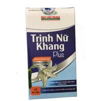 Trinh Nữ Khang Plus - Trinh Nữ Hoàn Cung Hỗ Trợ Giảm U Xơ Tử Cung, U Xơ Tuyến Vú Ở Phụ Nữ - Lọ 60 viên