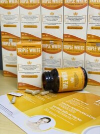 Triple White 50 viên Mỹ có tốt không? Thay thế Miracle? Triple White chính hãng giá bao nhiêu? KHUYẾN MÃI MÙA COVID : GIẢM GIÁ 50.000  CHO 1 HÔP TRIPLE WHITE THÁNG 8/2021