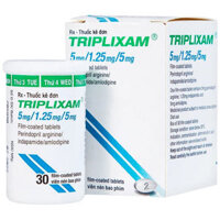 Triplixam 5mg/1.25mg/5mg điều trị tăng huyết áp