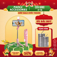 Tripod  3 Chân Cao Cấp Tích Hợp Đèn Led Trợ Sáng, Gậy Chụp Hình Đa Năng B11S