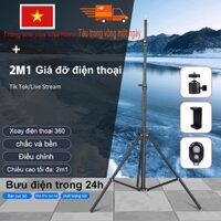 [TRIPOD] Cây Livestream Selfiecom-Hỗ trợ chụp ảnh, quay video, gắn đèn livestream - Tặng kèm remote bluetooth chụp ảnh