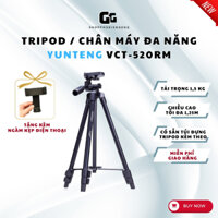 Tripod Chân máy ảnh kết hợp điện thoại Yunteng VCT-520 RM