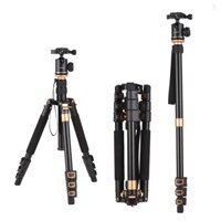 Tripod du lịch K&F CONCEPT Andoer 140cm/55in bằng hợp kim nhôm tháo rời đầu bi xoay 360° chịu tải 8kg/17.6lbs cho DSLR
