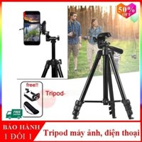 Tripod Giá Đỡ Điện Thoại 3 Chân Đa Năng làm gậy chụp hình - Tripod máy ảnh dùng để Quay Phim, livestream