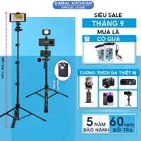 Tripod giá đỡ điện thoại máy ảnh VCT 91666 dài 1m6, chân máy quay livestream, gậy chụp ảnh 3 chân