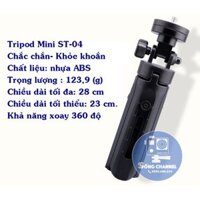 ▧Tripod Mini cho điện thoại, máy ảnh, camera hành động ST-04