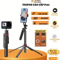Tripod p185 Xoay 360 Độ 4 Chân Cầm Tay 1m8 Chụp Ảnh Chống Rung Đa Năng Máy Ảnh Có Remote Chụp Hình Hello Store