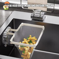 Tripod, Strong Suction Cup, Drain Rack, With Garbage Disposal