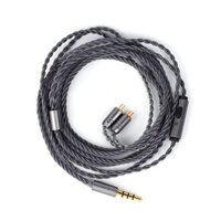 Tripowin Grace Detachable Earphone Cable with Microphone 0.78mm 2Pin Connector Silver-plated Oxygen Free Copper OFC Olina Mele