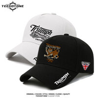 Triumph Vịt Lưỡi Mũ Retro Xe Máy Ngoài Trời Có Thể Điều Chỉnh Cotton Mũ Bóng Chày Mũ Che Nắng Thể Thao Ngoài Trời Vịt Lưỡi Mũ Bé Trai Và Bé Gái Hip Hop Bóng Chày Thường Ngày