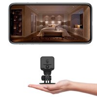 Trivol Mini WiFi Camera PIR Motion Detect 3000mAh Low-Power Consumption Walkie-Talkie Small Crisp 1080P Security Wireless Cam with Super Night Visi...