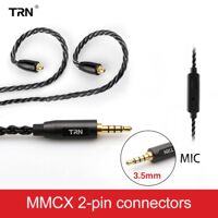 TRN A3 Cable MMCX - 3.5mm có Mic