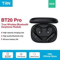 Trn BT20 PRO BT5.3 Móc Tai Có Hộp Sạc Lưu Trữ AAC / SBC 0.75 / 0.78 / 2Pin S / MMCX Bộ Chuyển Đổi Cáp Tai Nghe 2Pin S Đầu Nối Thích Hợp Cho Conch VX TA1 MAX