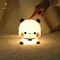 [Trn] Kawaii Gấu Panda Bubu Và Dudu Led Silicone Đèn Ngủ Hoạt Hình Dễ Thương Đèn Ngủ Phòng Ngủ Trang Trí Phòng Khách Búp Bê Quà Tặng [VN]