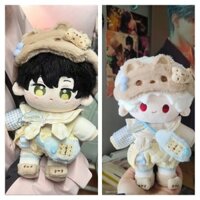 Trò chơi 2025 Tình yêu và không gian sâu Quần áo búp bê Kawaii Xavier Zayne Rafayel ralayo Sylvus Cùng phong cách Thay thế 6 Cái / bộ Quần áo Mũ Dây đeo Quần Túi Giày Phụ kiện quần áo sang trọng