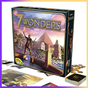Trò chơi 7 Wonders Board game - Xây dựng 7 kỳ quan