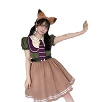 Trò Chơi Anime Nhập Vai Nữ Trang Phục Thành Phố Động Vật Judy Nick Thỏ Sĩ Quan Truyện Tranh Trình Diễn Mặc Trang Phục Sân Khấu Trang Phục Trang Phục