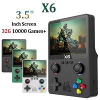 Trò chơi bảng điều khiển Video GIZMO Di động X6 Trò chơi nhúng 8000 + 11 Mô phỏng Tay cầm điều khiển 3D Retro