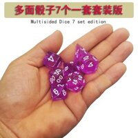 Trò chơi bảng xúc xắc kỹ thuật số nhiều mặt DnD xúc xắc 4 mặt/6/8/10/12/20 mặt Rồng và xúc xắc