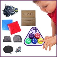 Trò chơi bắt đá Hàn Quốc Đêm gia đình Đồ chơi cha mẹ và con cái Trò chơi truyền thống Hàn Quốc Đá sỏi Set hauavn