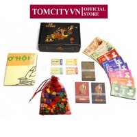 Trò Chơi Bộ Cờ tỷ phú địa danh Việt Nam TOMCITYVN cho bé tập kinh doanh (Hộp Đen)