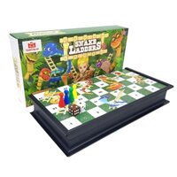 Trò chơi Boardgame Cờ Rắn Và Thang nam châm - Snakes Ladders cho bé (UB)