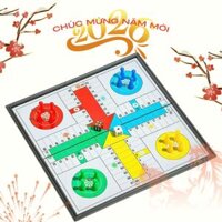 Trò chơi gia đình board game cờ cá ngựa tích hợp nam châm, có thể gấp gọn giúp bé vui chơi và phát triển trí tuệ - BAO NGON TOYS - DG348