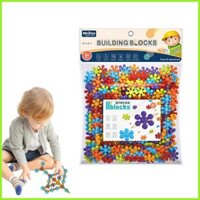 Trò chơi khối xây dựng trẻ em Khối xây dựng hạt lớn Trò chơi bảng Đồ chơi tương tác giữa cha mẹ và con cái cho bé gái Bo tayenivn