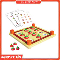 Trò chơi lật hình ghi nhớ, Tìm Cặp Trái Dâu - Đồ chơi gỗ Winwintoys