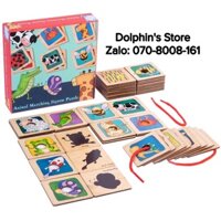 Trò chơi Matching animal màu da đâu rồi, Học liệu Montessori