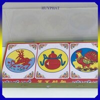 Trò chơi ngày tết BÀN cờ lắc bầu cua cá cọp xúc xắc bằng xốp SIZE 44x43 cm  [VPP Huy Phát]