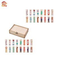 Trò chơi nhận dạng từ đồ chơi Montessori cho lứa tuổi 2 bé gái