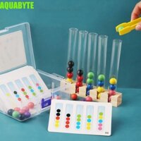 Trò chơi phù hợp màu sắc AQUABYTE, Ống thử nghiệm Kẹp gỗ Hạt Ống thử nghiệm Đồ chơi, Rèn luyện động cơ tinh Hạt nhựa Nhiều màu Kẹp hạt Trò chơi phù hợp màu sắc Trò chơi trẻ em