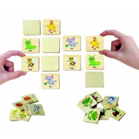 Trò chơi pikachu | đồ chơi gỗ trí nhớ cho bé, bộ tìm cặp giống nhau giáo cụ mầm non montessori