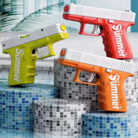 TRÒ CHƠI SÚNG NƯỚC ÁP LỰC MINI CHO BÉ ĐI BƠI