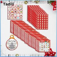 Trò chơi Tadill Trò chơi Bingo Giáng sinh dành cho đồng nghiệp Hàng xóm Người lớn