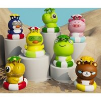 Trò chơi tên lửa phun nước quay 360 độ vui nhộn cho bé nhiều mẫu siêu đáng yêu