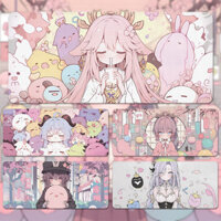 Trò Chơi Thảm Thần Con Gái Bạch Tuộc Quả óc chó Bút Dễ Thương Hoạt Hình Chuột Thảm Bàn Làm Việc Thần Hoạt Hình Ganyu Để Bàn Lớn Dễ Thương Ban Đầu Đệm Hai Chiều