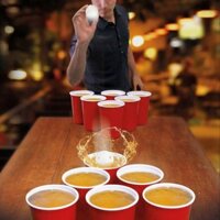 Trò chơi tiệc tùng party bảng đồ uống bia Beer Pong 24 cốc
